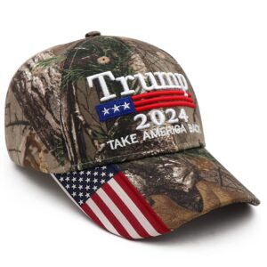 trump 2024 hat donald trump merchandise maga hat make america great again hat usa flag maga adjustable baseball cap