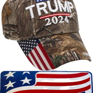 Donald Trump Hat 2024 MAGA Keep America Great Take America Back Camo Hat Adjustable Baseball Cap Hat (Camo)