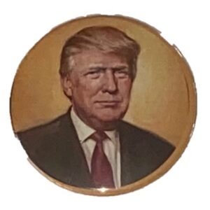 Donald J. Trump buttons - Trump 2024 pins - Hero Collection - Set of 8 (2.25 inches), Red, White and Blue