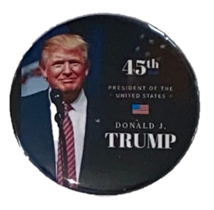 Donald J. Trump buttons - Trump 2024 pins - Hero Collection - Set of 8 (2.25 inches), Red, White and Blue