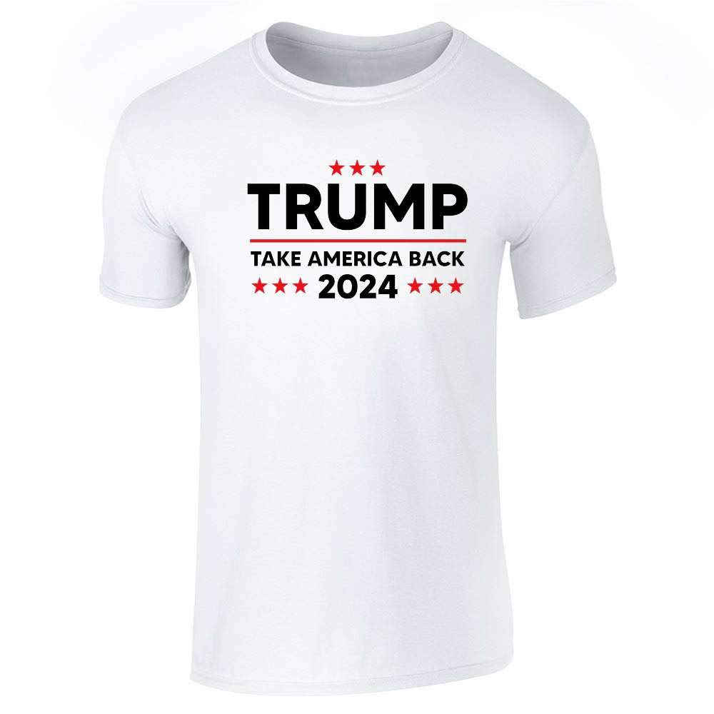 Donald Trump 2024 Take Back America Graphic T-shirt, Trump America Shirt White XL