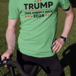 Donald Trump 2024 Take Back America Graphic T-shirt, Trump America Shirt White XL