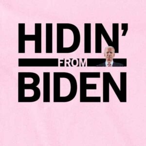 Pop Threads Hidin From Biden 2020 Election Funny Campaign Infant Baby Boy Girl Bodysuit Pink 6M