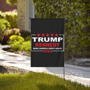 Trump Rfk Jr Kennedy 2024 All Season Garden Flag Yard Banner For Yard Garden Outdoor Decor Flags