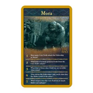 Top Trumps Lord of The Rings Quiz Game