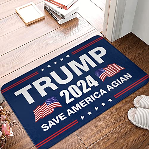 Pioneer Woman Kitchen Rugs Trump 2024 Save America Agian Mat Stuff for Bedroom Retro Decor (Size : 50X80CM)