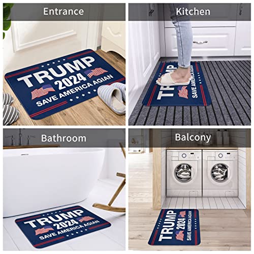 Pioneer Woman Kitchen Rugs Trump 2024 Save America Agian Mat Stuff for Bedroom Retro Decor (Size : 50X80CM)