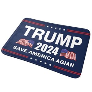 Pioneer Woman Kitchen Rugs Trump 2024 Save America Agian Mat Stuff for Bedroom Retro Decor (Size : 50X80CM)