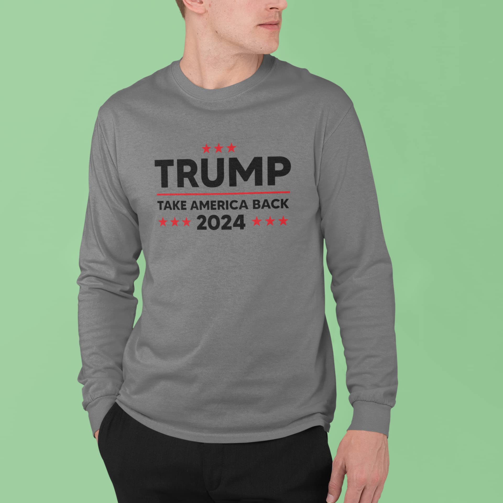 Donald Trump 2024 Take Back America Graphic T-shirt, Trump America Shirt Red XL