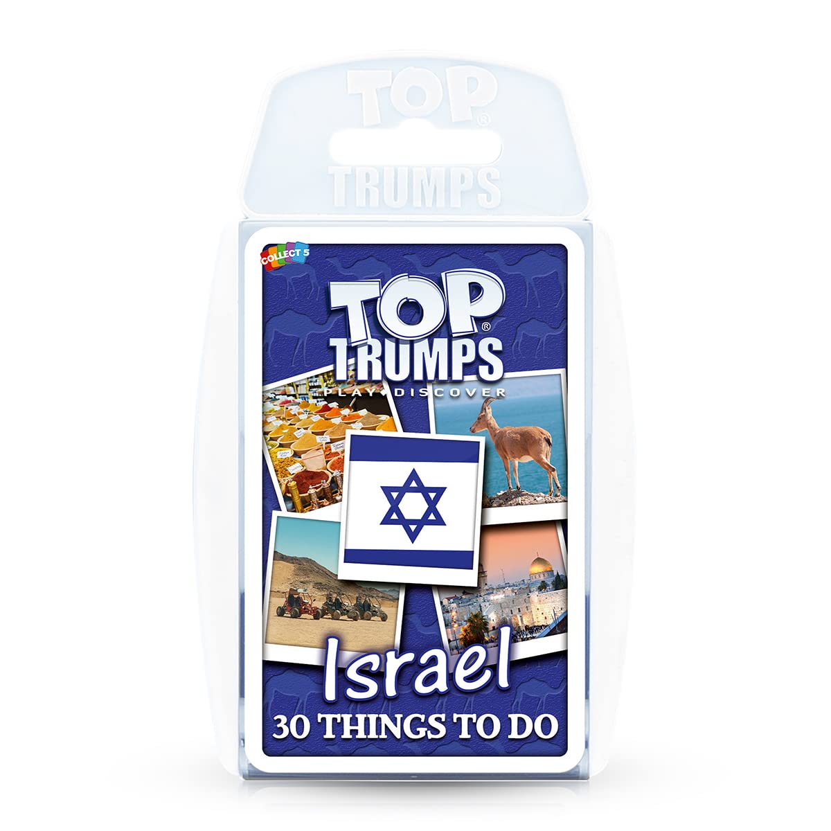 Top Trumps Card Game Israel - Family Games for Kids and Adults - Learning Games - Kids Card Games for 2 Players and More - Kid War Games - Card Wars - for 6 Plus Kids