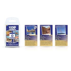 Top Trumps Card Game Israel - Family Games for Kids and Adults - Learning Games - Kids Card Games for 2 Players and More - Kid War Games - Card Wars - for 6 Plus Kids