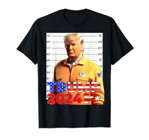 donald trump boxer indicted jail arrest trump mugshot t-shirt