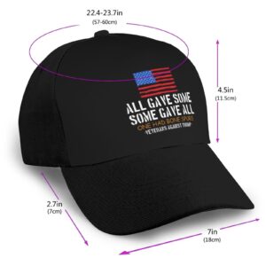 Anti Trump Veterans Against Cadet Bone Spurs Draft Dodger Baseball Cap Men Women - Classic Trucker Hat Black