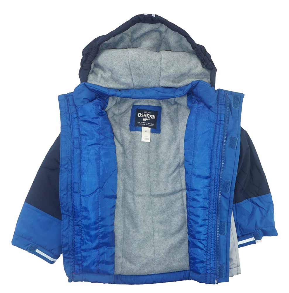 OshKosh B'gosh Boys_ Little Ski Jacket and Snowbib Snowsuit Set deep Navy/Wolf Grey 5/6