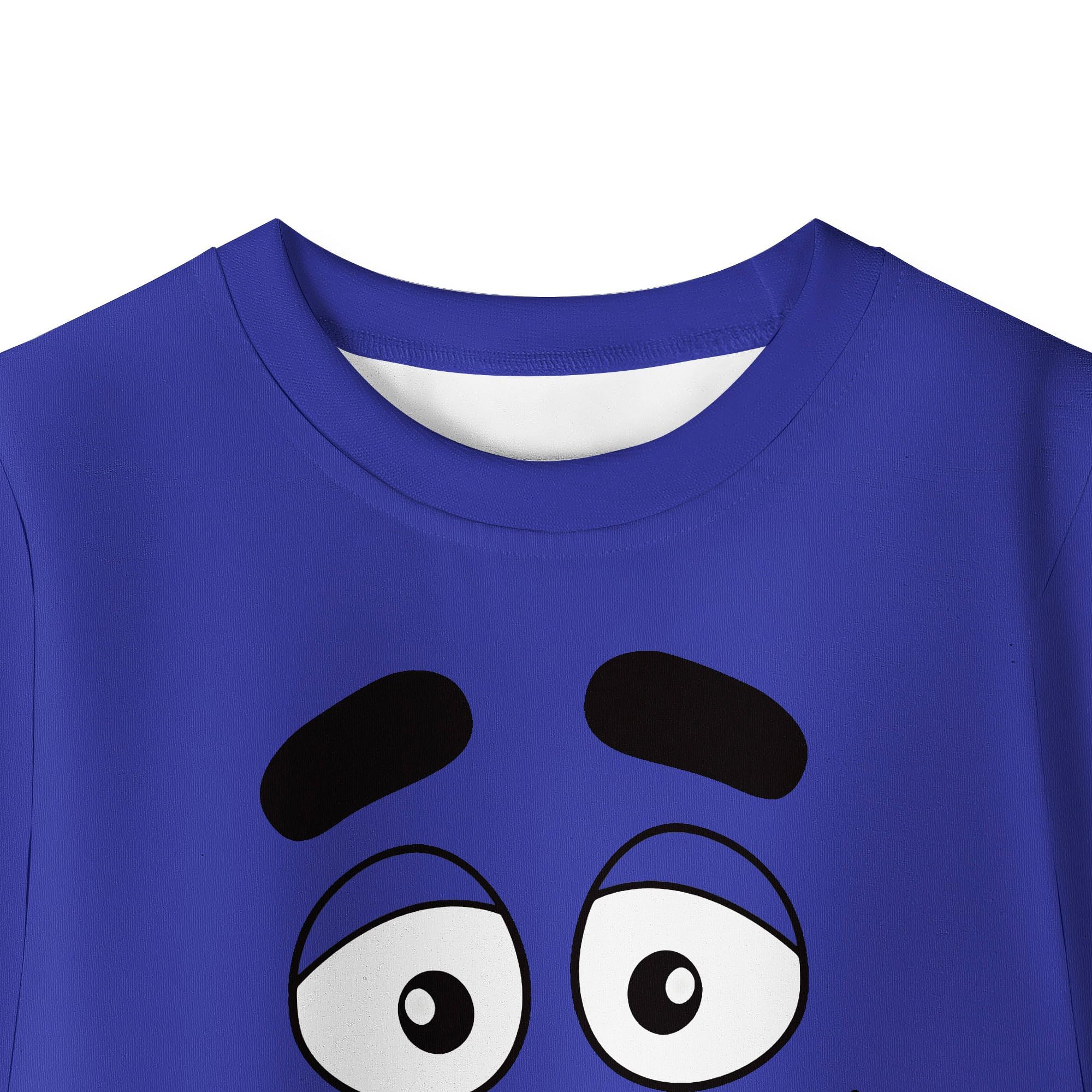 Grimace Costume for Kids Boys Girls Monster Cute Shirts and Pants Cartoon T-Shirt Swimsuits for Kids 4-12 Years