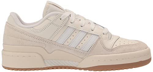 adidas Originals Forum Low Sneaker, Chalk White/Cloud White/White, 7 US Unisex Big Kid