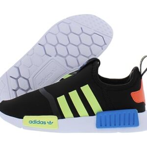 adidas NMD 360 Boys Shoes Size 10.5, Color:Black/Lime-Black