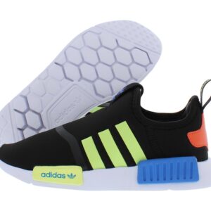 adidas NMD 360 Boys Shoes Size 10.5, Color:Black/Lime-Black