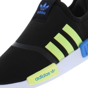 adidas NMD 360 Boys Shoes Size 10.5, Color:Black/Lime-Black