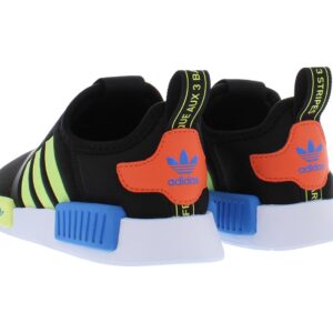 adidas NMD 360 Boys Shoes Size 10.5, Color:Black/Lime-Black