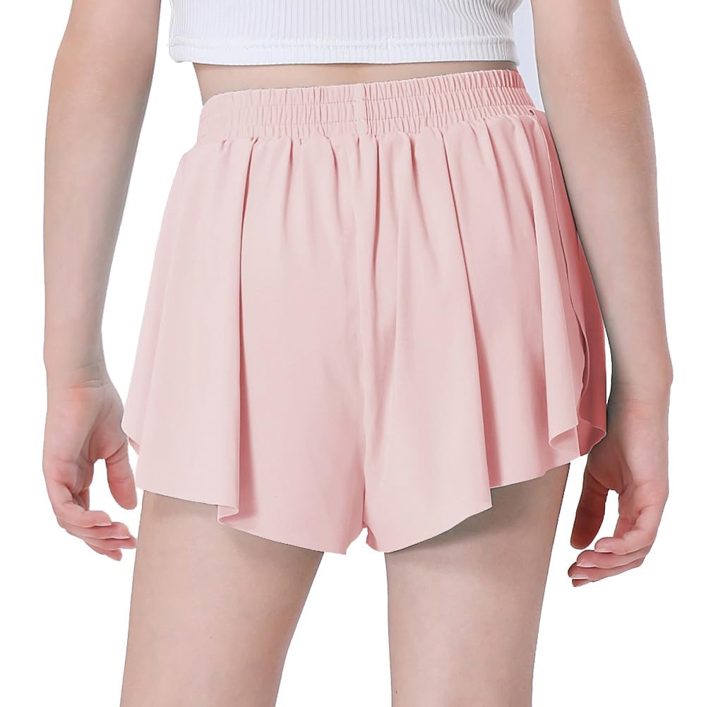 Flowy Shorts Girls Kids Butterfly Shorts Skirt Shorts for Girls Cheer Practice Wear