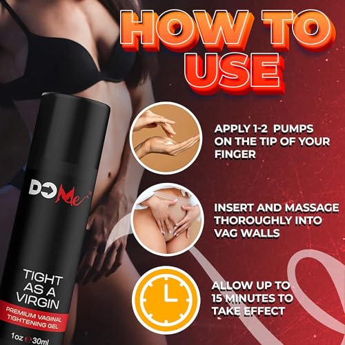 Do Me Tight As A Virgin - Premium Vaginal Tightening Gel - Advanced Vaginal Tightening Better Than Cream - All Natural Coochie Tightener - 1 oz