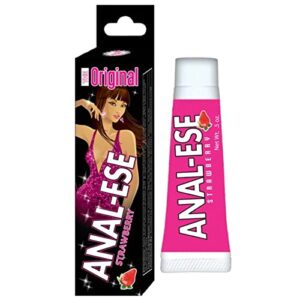 Nasstoys Anal-ESE Flavored Desensitizing Gel, Strawberry -1 Pack .5oz