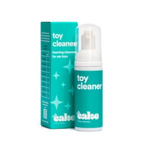 hello cake toy cleaner, adult sex toy cleaner gentle foaming cleanser. natural toy cleaner foam, fragrance-free, compatible with all sex toys (1.7 fl. oz)