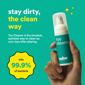 Hello Cake Toy Cleaner, Adult Sex Toy Cleaner Gentle Foaming Cleanser. Natural Toy Cleaner Foam, Fragrance-Free, Compatible with All Sex Toys (1.7 Fl. Oz)