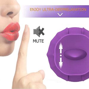 2024 New Roses Shape Sucker for Women Toy Sex Tongues Quiet 10 Speed Adult Toys Waterproof Automatic Electric Adult Toys Machine Pleasure Gifts Red US (purple1)