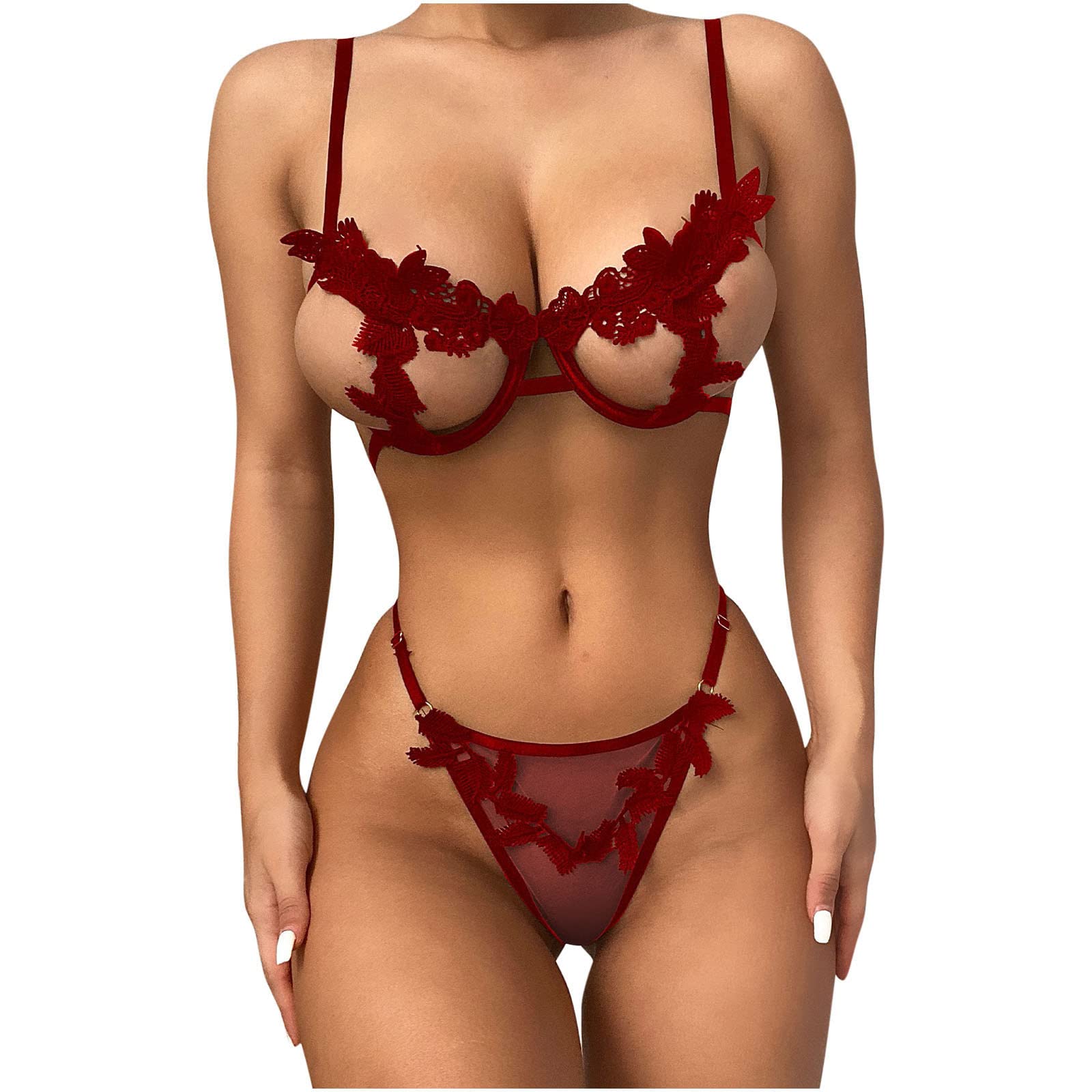 lingerie for women for sex naughty play couples sex items for couples kinky lingerie sex stuff for couples kinky bsdm sets for couples sex kinky sex accessories for adults couples kinky play 02A (Style B-Wine, Large)