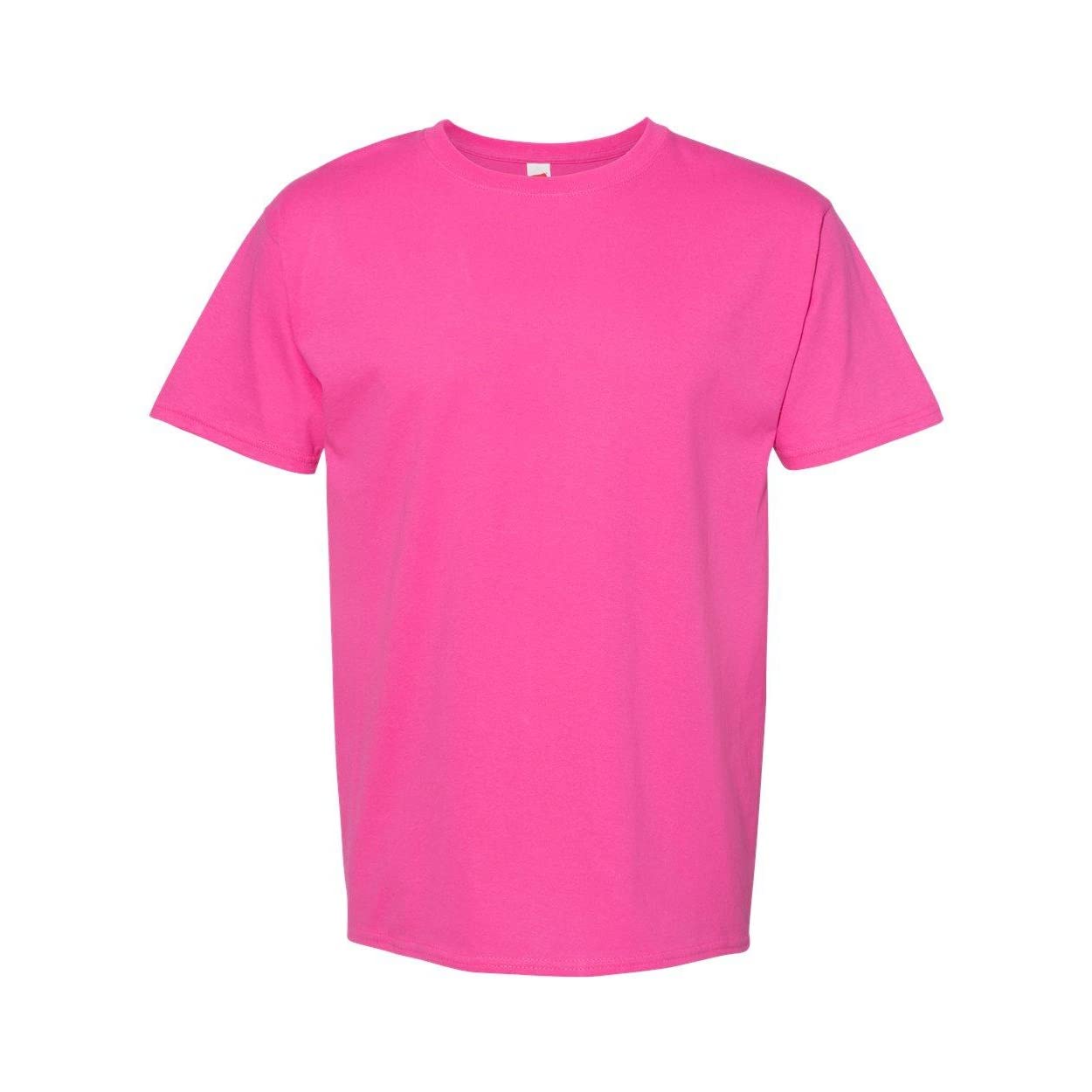 Hanes Unisex ComfortSoft® Cotton T-Shirt XL Wow Pink