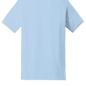 Gildan 5.4 oz Cotton T-Shirt (5000) Tee Medium Light Blue