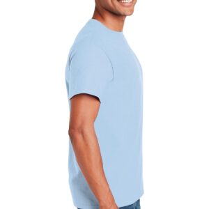 Gildan 5.4 oz Cotton T-Shirt (5000) Tee Medium Light Blue