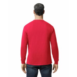 Gildan Heavy Cotton Long Sleeve T-Shirt, Style G5400, 2-Pack, Red, X-Large