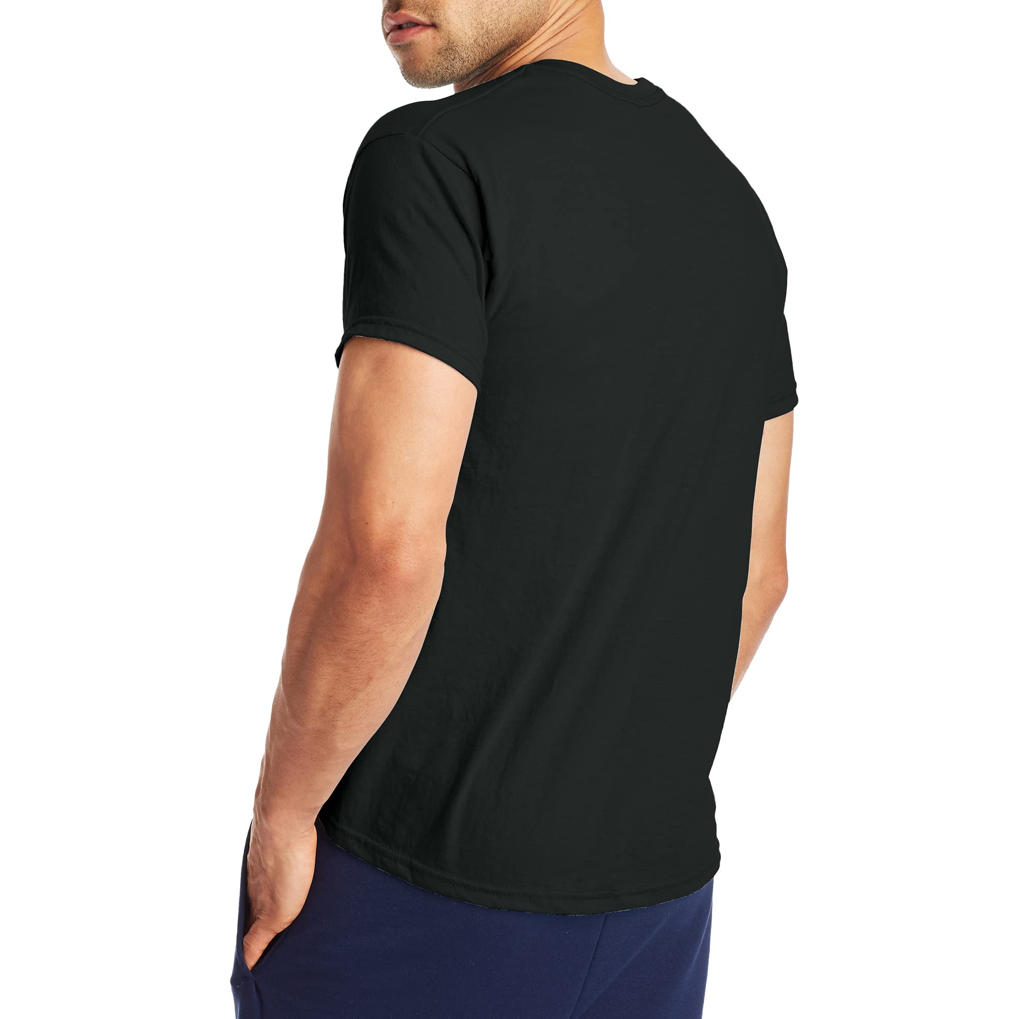 Hanes Men's 2 Pack X-Temp Performance T-Shirt, Black, 3X-Large