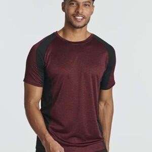 5 Pack Men’s Active Quick Dri Dry Fit Crew Neck T Shirts Athletic Running Gym Workout Short Sleeve Tee Tops Camisas Para Hombres Summer