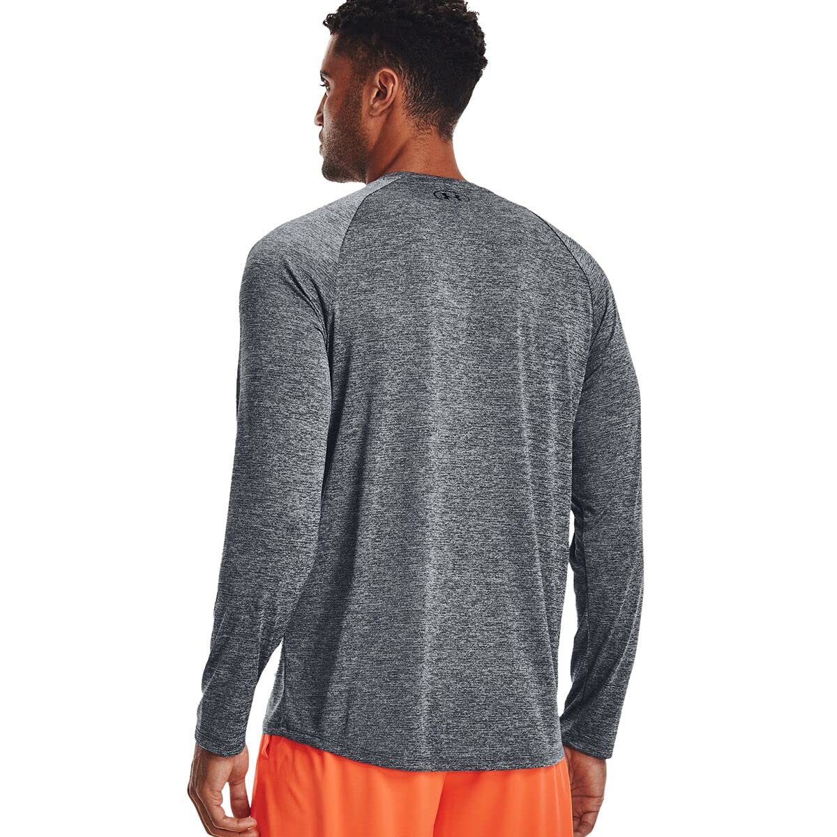 Under Armour Men's Tech 2.0 Long-Sleeve T-Shirt , Pitch Gray (012)/Black , Medium