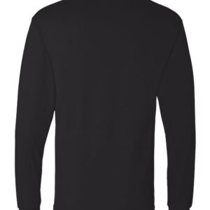 Hanes Men's Essentials Long Sleeve T-shirt Value Pack (2-pack), Black,X Large