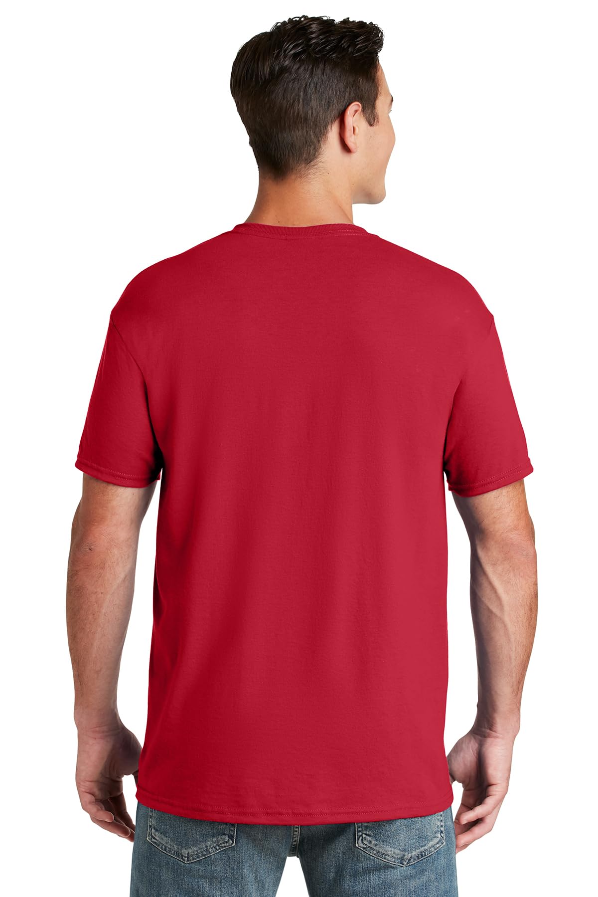 Jerzees Dri-Power Mens Active T-Shirt Medium True Red