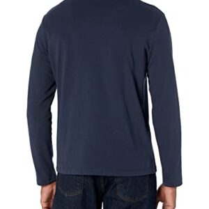 Amazon Essentials Men's Slim-Fit Long-Sleeve T-Shirt, Navy, Medium