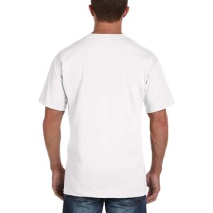 Fruit of the Loom Adult 5 oz. HD Cotton™ Pocket T-Shirt L WHITE