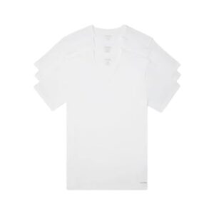 Calvin Klein Men's Cotton Classics Multipack V Neck T-Shirts