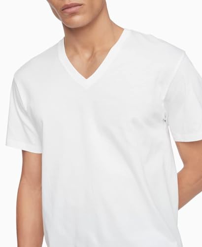 Calvin Klein Men's Cotton Classics Multipack V Neck T-Shirts