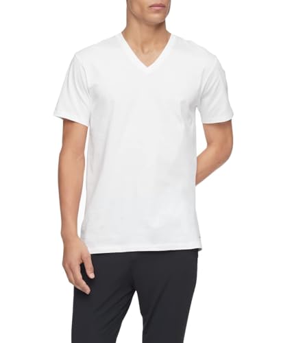 Calvin Klein Men's Cotton Classics Multipack V Neck T-Shirts