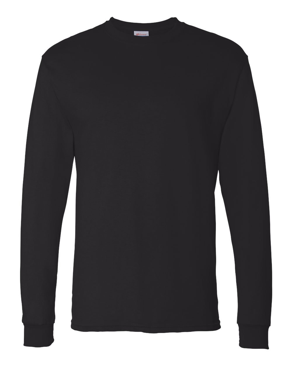 Hanes mens Essentials Long Sleeve T-shirt Value Pack (4-pack) fashion t shirts, Black, X-Large US