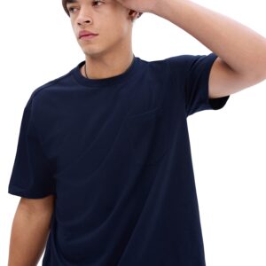 GAP mens Pocket Tee T Shirt, Tapestry Navy, Small US