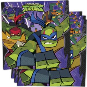 unique 79302 rise of the teenage mutant ninja turtles | luncheon napkins | 16ct