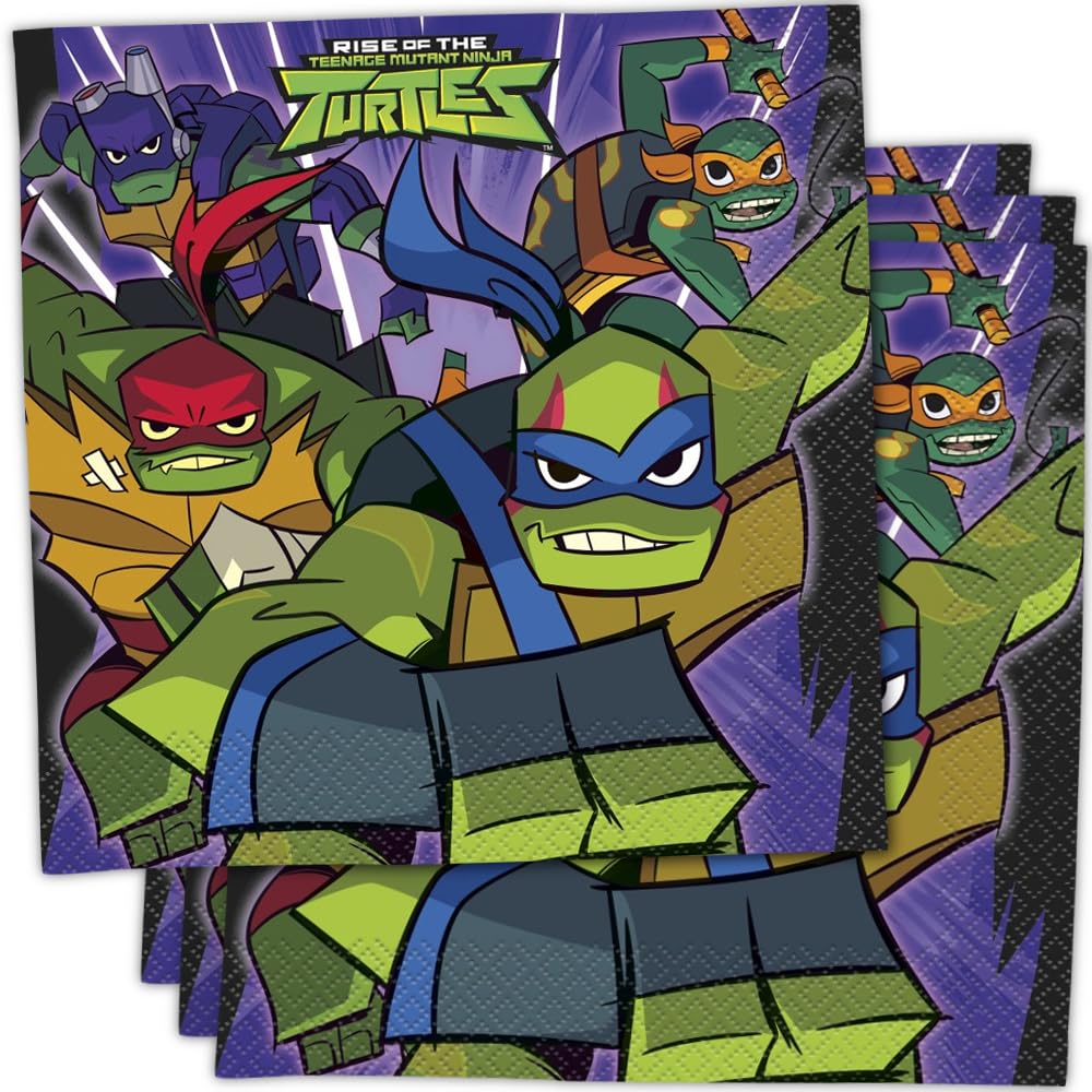 Unique 79302 Rise of the Teenage Mutant Ninja Turtles | Luncheon Napkins | 16ct