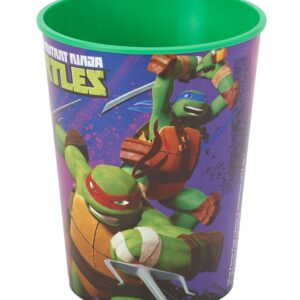 American Greetings Teenage Mutant Ninja Turtle (TMNT) Party Supplies, 16 oz. Reusable Plastic Party Cup (12-Count)